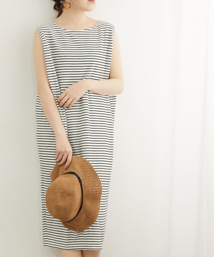 セール 50 Off カットソーノースリーブワンピース ロペピクニック Rope Picnic Magaseek