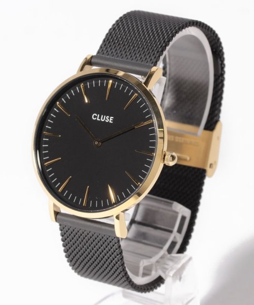 CLUSE(クルース)/CLUSE レディース時計 ラ・ボエーム CL18117/ブラック×ゴールド