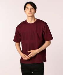 GLOSTER(GLOSTER)/切り替えＴシャツ/ボルドー