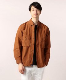 GLOSTER(GLOSTER)/ナイロンコットンタイプライター"CORDURA”ファティーグシャツ/キャメル