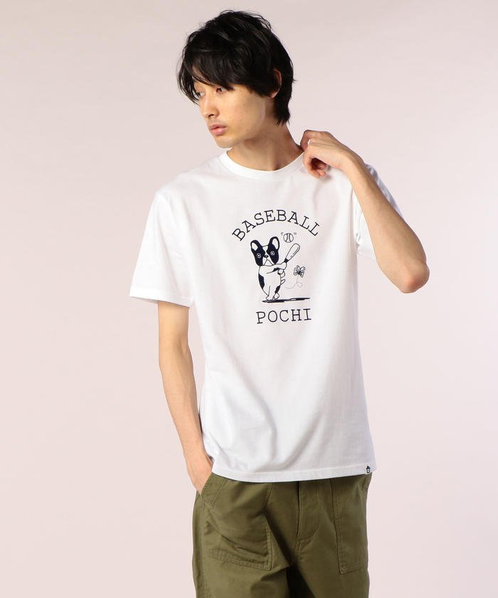 Baseball Pochi Tシャツ ポチタマランド Pochitama Land Magaseek Baseball Pochi Tシャツ ポチタマランド Pochitama Land Magaseek