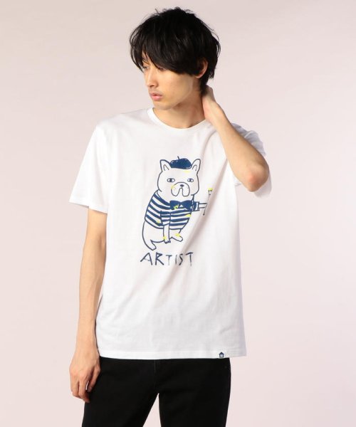 POCHITAMA LAND(ポチタマランド)/ゆるARTIST Tシャツ/ホワイト