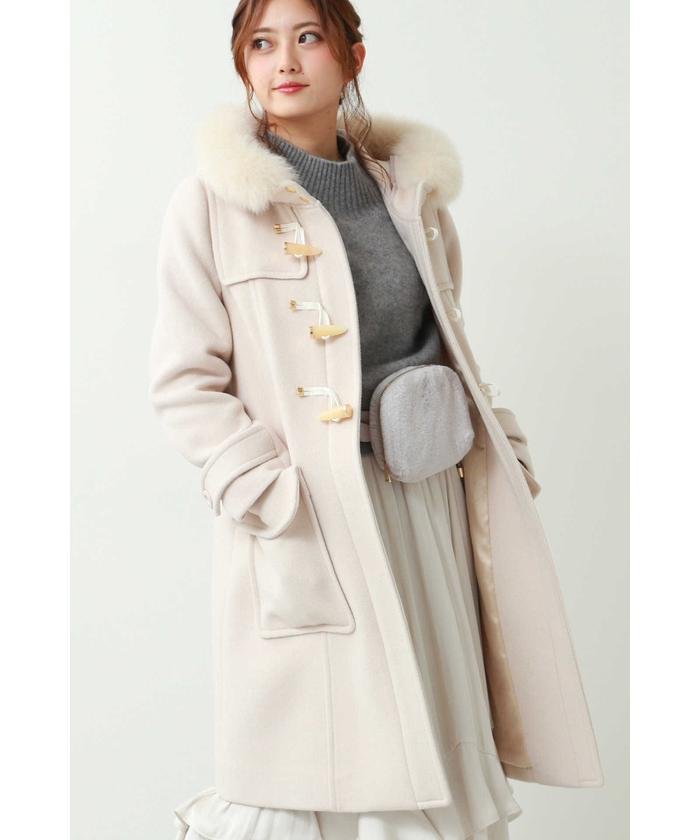 セール Sweet 11月号掲載 フロッシーモッサダッフルコート ジルバイジルスチュアート Jill By Jillstuart Magaseek