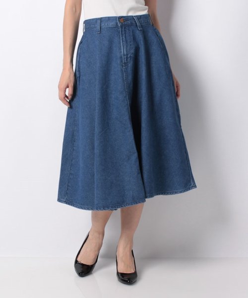 actuelselect(アクチュエルセレクト)/【Wrangler】FLARE SKIRT/ネイビー