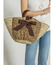 STYLE DELI(スタイルデリ)/【MAISON CONNIE】02－cross wrap ribbon basket bag/ベージュ