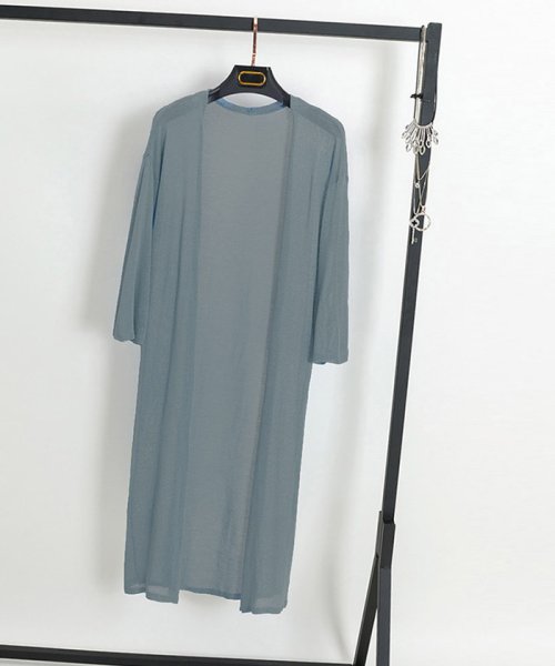 セール 薄手 ロングカーディガン レディース 春夏 ロングガウン 無地カーデ 日焼け防止 ミニミニストア Miniministore Magaseek