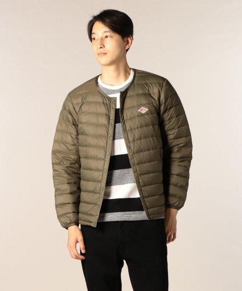 GLOSTER(GLOSTER)/【DANTON/ダントン】インナーダウン L/S JD－8751/オリーブ