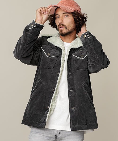 nano・universe(ナノ・ユニバース)/【至極の逸品】Wrangler/別注コーデュロイ ランチコート/グレー