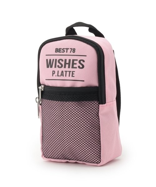 メッシュリュック型 ポーチ ピンク ラテ Pink Latte Magaseek