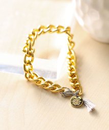 nano・universe(ナノ・ユニバース)/【WEB限定】 AlmiteCurblinkChainBracelet/ゴールド