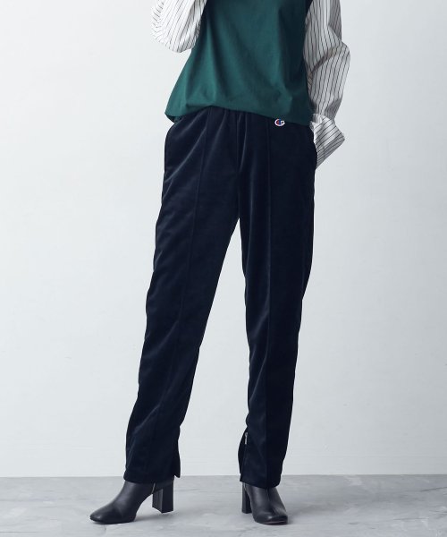 セール Very 2月号掲載 Miho Nojiri Nano Universe Champion 別注サイドスリットベロアパンツ ナノ ユニバース Nano Universe Magaseek