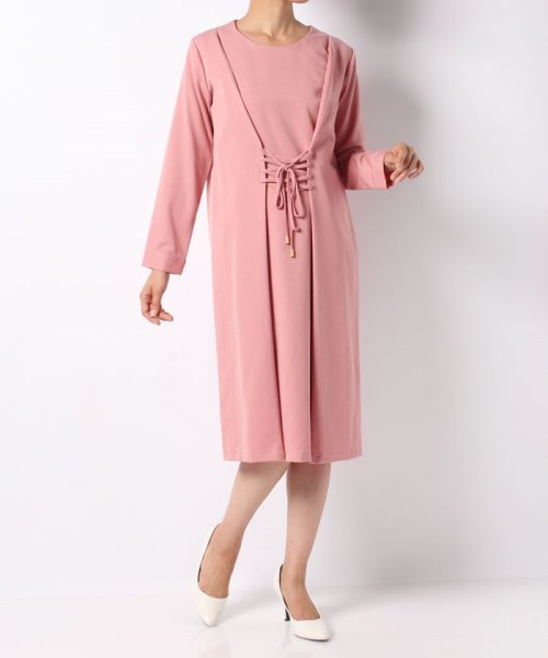 セール フロントレースアップワンピース T ナノ ユニバース Nano Universe Magaseek