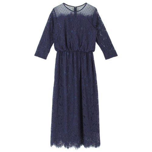 ドットチュールレースワンピース ティティベイト Titivate Magaseek ドットチュールレースワンピース ティティベイト Titivate Magaseek