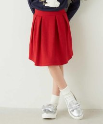 a.v.v(KID'S)(アー・ヴェ・ヴェキッズ)/[100－130]ポンチカラータックスカート[WEB限定サイズ]/レッド