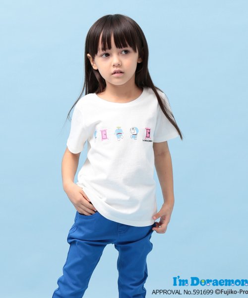 ROPE' PICNIC　KIDS(ロぺピクニックキッズ)/【ROPE' PICNIC KIDS】【I'm Doraemon】 Tシャツ/オフホワイト（15）