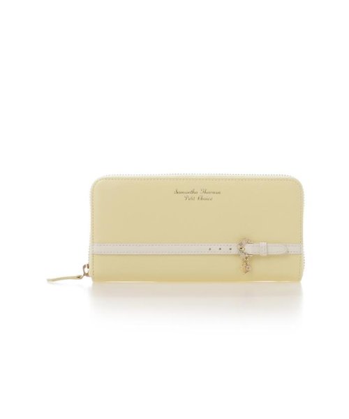 セール バイカラーベルトシリーズラウンドジップ長財布 サマンサタバサプチチョイス Samantha Thavasa Petit Choice Magaseek