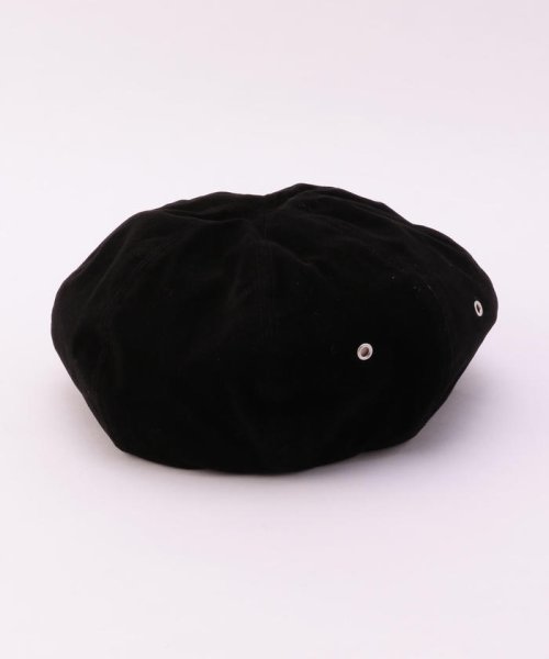 NOLLEY’S goodman(ノーリーズグッドマン)/【halo Commodity/ハロ コモディティー】フェイクスエードベレー帽（Parker beret/h183－502)/ブラック