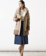 ＜マガシーク＞ インタープラネット Two Piece Collar Coat レディース ベージュ 002 INTERPLANET】画像