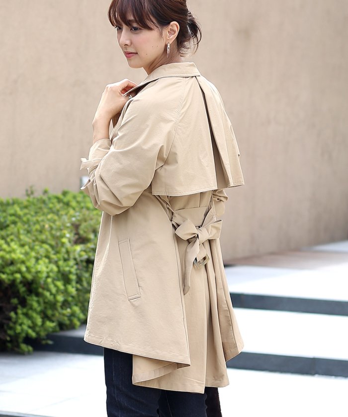 人気のファッショントレンド エレガント変形 トレンチ コート