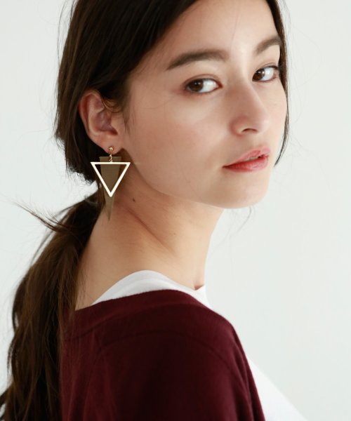 marjour(マージュール)/LEATHER TRIANGLE PIERCE/その他