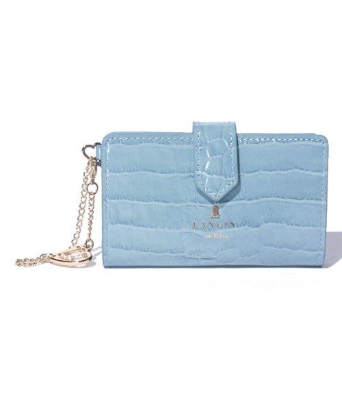 LANVIN en Bleu(BAG)(ランバンオンブルー（バッグ）)/マゼンダカードケース/ブルー