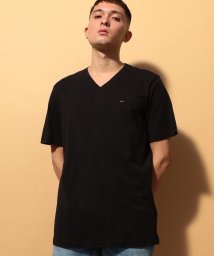 TOMMY JEANS(トミージーンズ)/ベーシックVネックTシャツ/ブラック