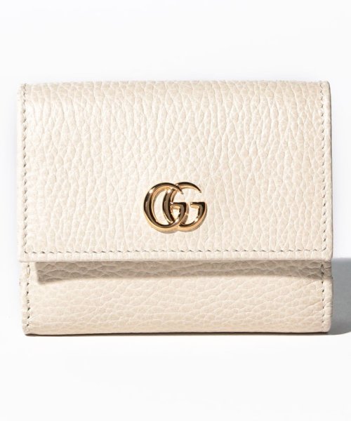 GUCCI(グッチ)/PETITE MARMONT / 3つ折り財布 【MYSTIC WH】/ホワイト