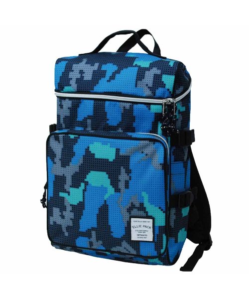 エリー リュック スクエア ボックス型 マチ 大きい ストリート 対応 通勤 通学 旅行 リュックサック バックパック メンズ 男子 ブランド 人気 おしゃ ランナー Runner Magaseek