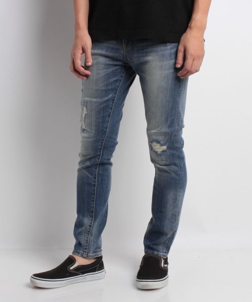 JEANS MATE(ジーンズメイト)/【MATE】RE TAPERED JEANS/バイオウォッシュ