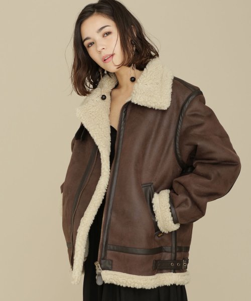 セール Andgirl 12月号掲載 Otonamuse Fudge 11月号掲載 Alpha Industries 別注フェイクムートンb 3jkt ナノ ユニバース Nano Universe Magaseek