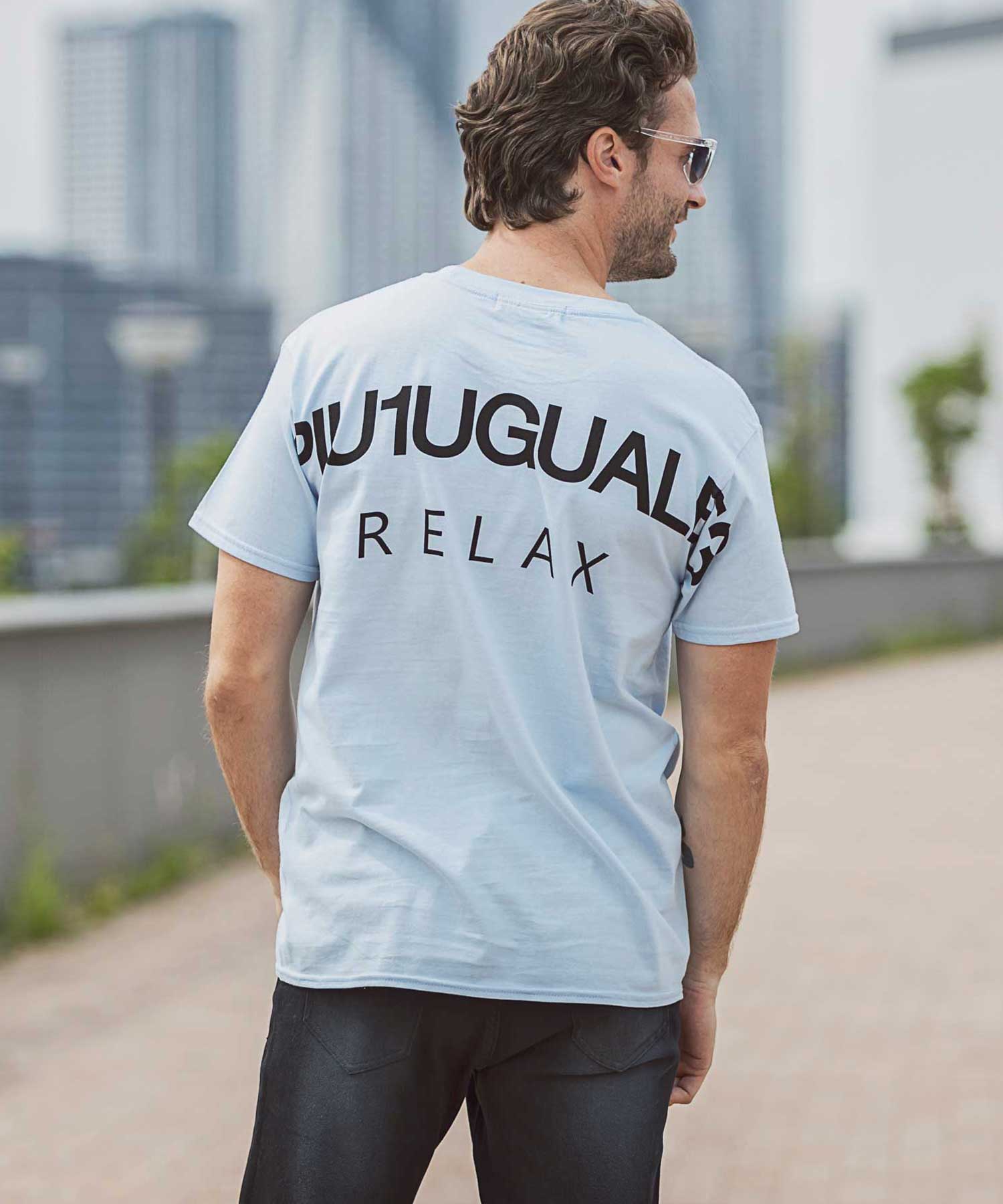 値下げ 新品Lサイズ 1PIU1UGUALE3 RELAX ロゴ半袖Tシャツ