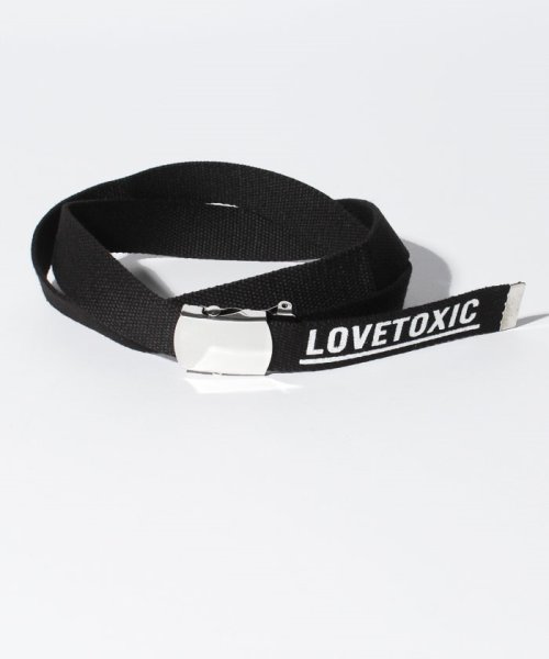 Lovetoxic(ラブトキシック)/ロゴガチャベルト/ブラック
