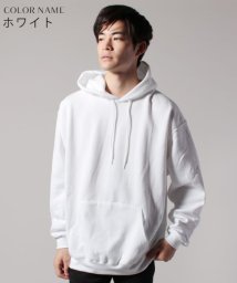 THE CASUAL(ザ　カジュアル)/(チャンピオン) Champion ベーシック ビッグ スウェット 裏起毛 ロゴ 入り 長袖 プルオーバー パーカー Mサイズ ネイビー/ホワイト