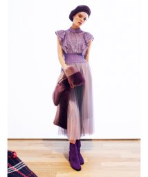 再入荷 Snidel レース チュールドッキングワンピース 美人百花12月号掲載 フェミニン ガーリ アーバン キャリア カジュアル等テイスト別ファッション通販サイト 特集 セール 福袋