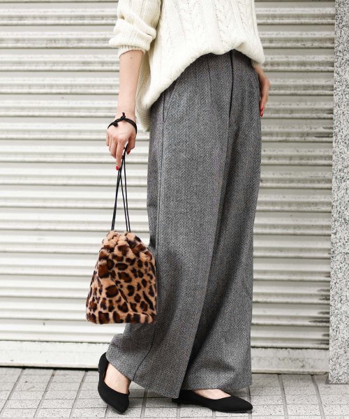 ツイードワイドパンツ アーバンリサーチサニーレーベル Urban Research Sonny Label Magaseek