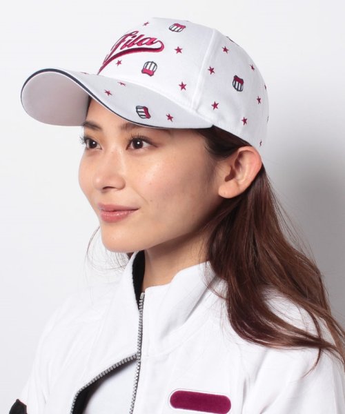 FILA GOLF(フィラゴルフ（レディース）)/キャップ/ホワイト