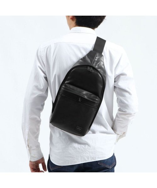 PORTER(ポーター)/ポーター アルーフ スリングショルダーバッグ 023－03799 吉田カバン PORTER ALOOF SLING SHOULDER BAG/ブラック