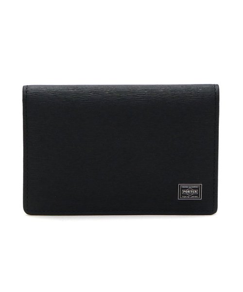 PORTER(ポーター)/ポーター カレント カードケース 052－02207 名刺入れ 吉田カバン PORTER CURRENT CARD CASE 革 メンズ/ブラック