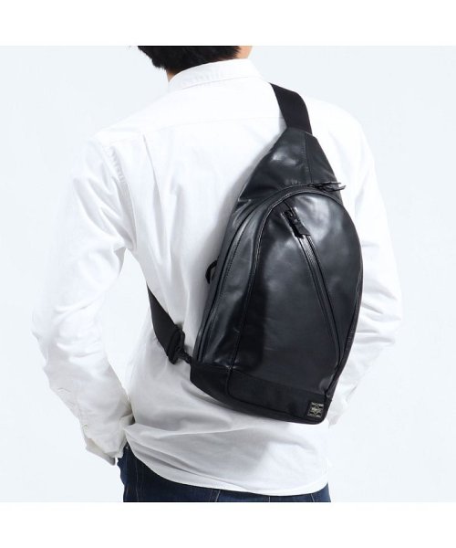 吉田カバン ポーター ボディバッグ Porter Zoom ズーム ワンショルダー スリングショルダーバッグ 斜めがけ タテ型 日本製 107 ポーター Porter Magaseek