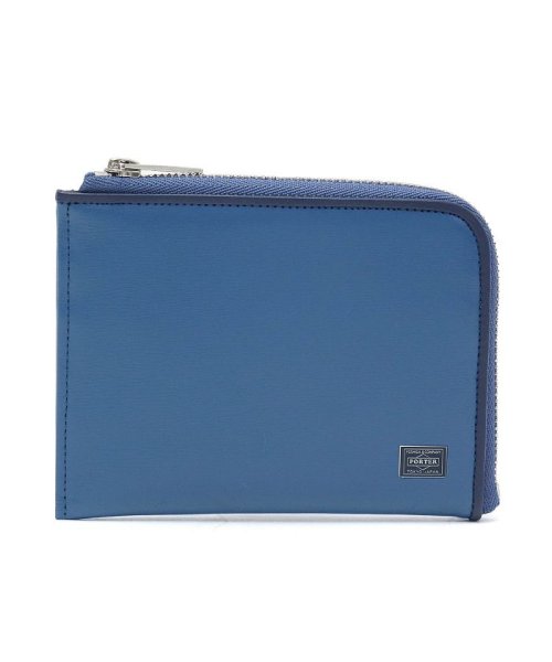 PORTER(ポーター)/ポーター プリュム ウォレット 179－03869 コインケース 吉田カバン PORTER PLUME WALLET 革 日本製/サックス