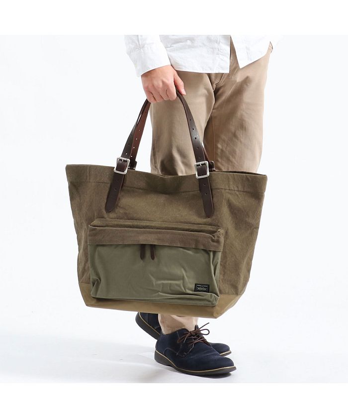 吉田カバン ポーター トートバッグ PORTER BRIDGE ブリッジ TOTE BAG(L) トート B4 通学 通勤 日本製 193－04059