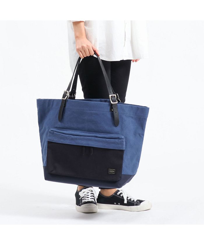 吉田カバン ポーター トートバッグ PORTER BRIDGE ブリッジ TOTE BAG(L) トート B4 通学 通勤 日本製 193-04059