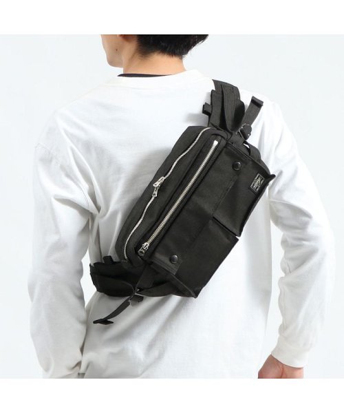 吉田カバン ポーター ウエストバッグ スモーキー Porter Smoky Waist Bag ウエストポーチ A5 ボディバッグ 日本製 592 ポーター Porter Magaseek