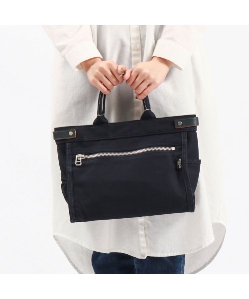 PORTER(ポーター)/ポーター ネイキッド トート トートバッグ(S) トートバッグ 吉田カバン PORTER NAKED TOTE BAG(S) A5 軽量 横型 日本製 667－/ネイビー