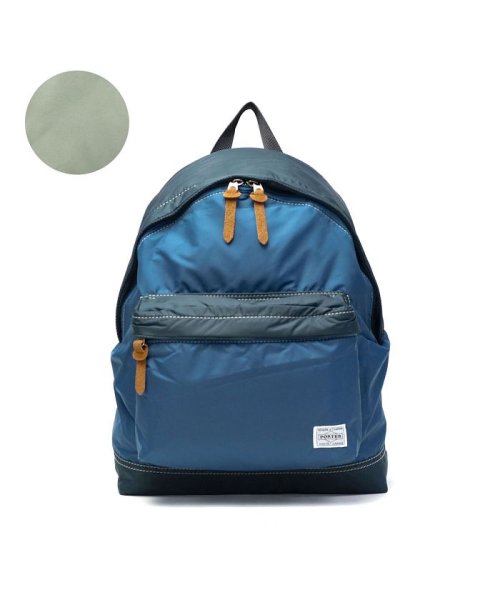 PORTER(ポーター)/吉田カバン ポーター リュック PORTER REEF リーフ デイパック DAY PACK(S) A4 16L リュックサック 日本製 813－08858/ブルー