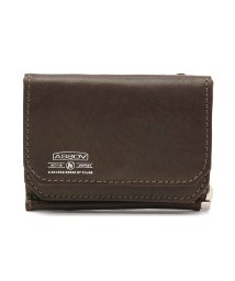 AS2OV(アッソブ)/アッソブ 財布 AS2OV マネークリップ 小銭入れ付き レザー アッソブ LEATHER MOBILE WALLET カード 革 本革 081602/ダークブラウン