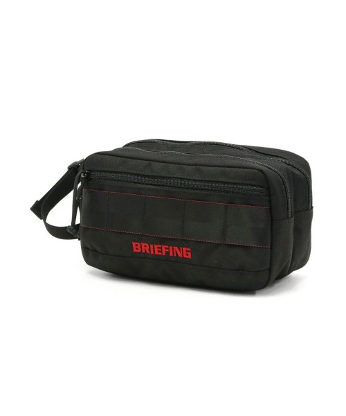 BRIEFING(ブリーフィング)/【日本正規品】 ブリーフィング ゴルフ ポーチ BRIEFING GOLF TURF DOUBLE ZIP POUCH TL BRG231G43/ブラック