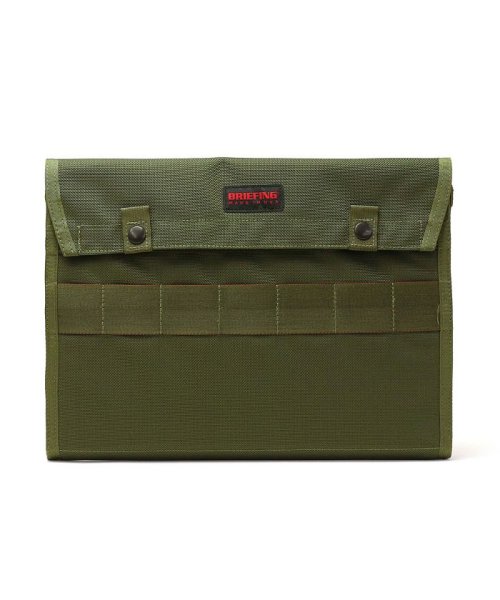 BRIEFING(ブリーフィング)/【日本正規品】ブリーフィング BRIEFING ドキュメントケース クラッチバッグ DOCUMENT CASE A4 ビジネス ナイロン BRF487219/グリーン