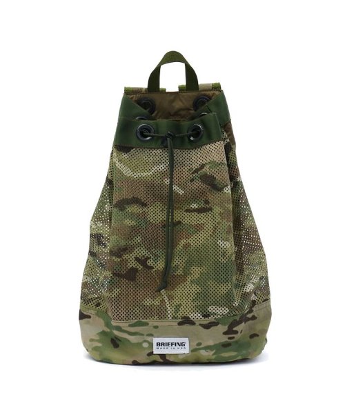 BRIEFING(ブリーフィング)/【日本正規品】BRIEFING リュック ブリーフィング OMEGA DRAWSTRING PACK carry on メッシュ BRL494219/モスグリーン