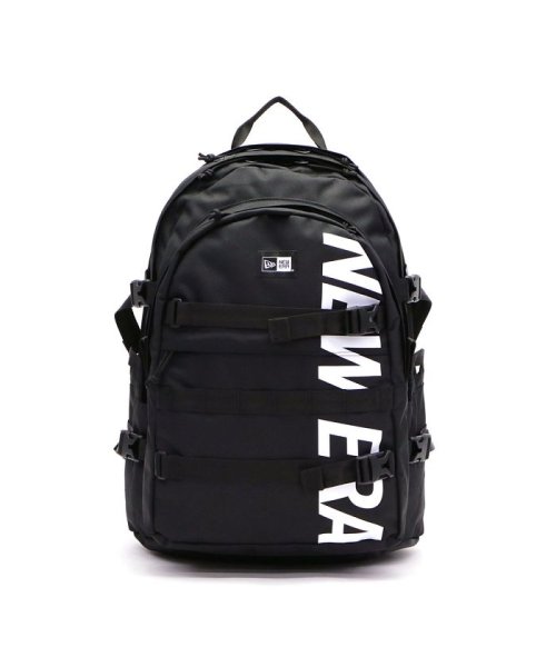 NEW ERA(ニューエラ)/【正規取扱店】ニューエラ リュック NEW ERA リュックサック PRINT LOGO CARRIER PACK キャリアパック バックパック 35L/ブラック